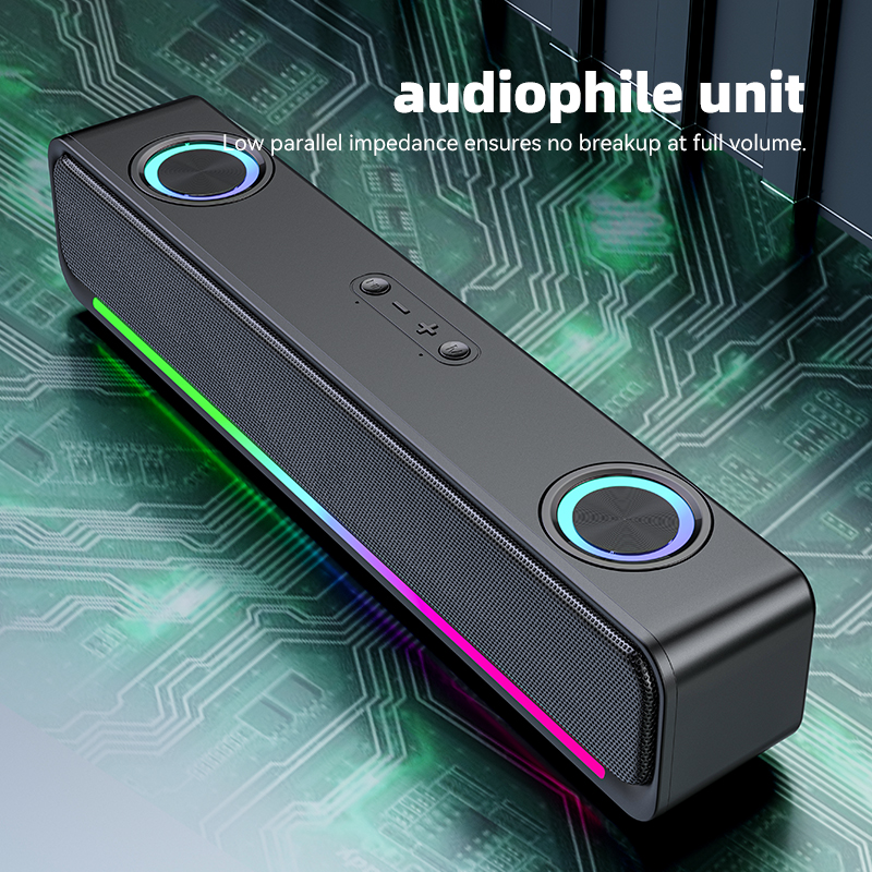 RGB Light Soundbar Speaker: Let Your Ears and Eyes Party Together!